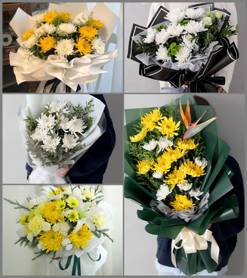 广东肇庆市广宁县江屯镇联星村白事花束代送